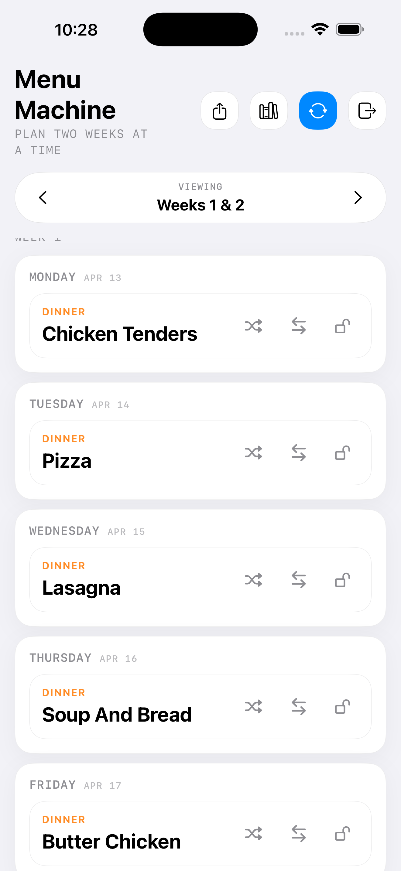 Routine Machine food automation